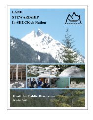 Draft for Public Discussion LAND STEWARDSHIP In-SHUCK-ch ...