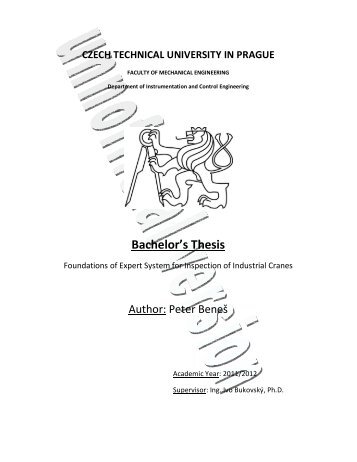 Bachelor's Thesis - Czech Technical University in Prague