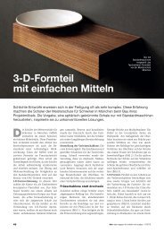 3-D-Formteil mit einfachen Mitteln - Meisterschule Schreiner München