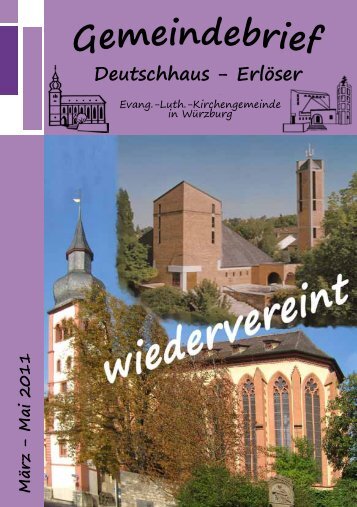 Gemeindebrief 2011MÃ¤rz-Mai - in der Kirchengemeinde ...