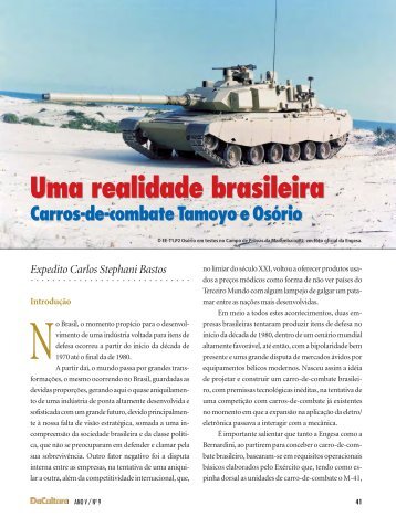 artigos - Uma realidade brasileira Carros-de-combate - FunCEB