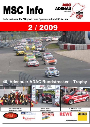 40. Adenauer ADAC Rundstrecken -  Trophy - MSC Adenau e. V.