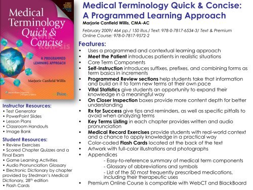 Medical Terminology Bookshelf