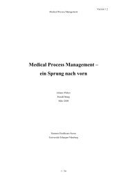 Medical Process Management - ein Sprung nach vorn - Master of ...