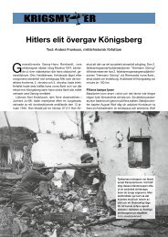 Hitlers elit övergav Königsberg - Krigsmyter