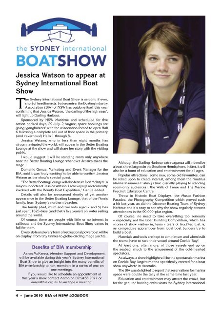 June 2010 - Boating Industry Association of NSW