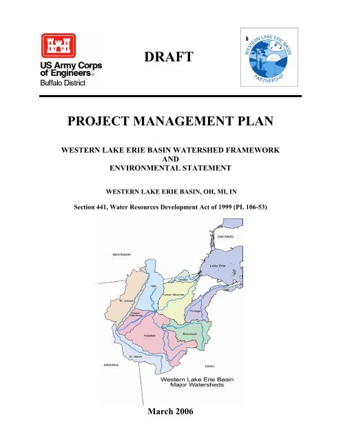 project management plan - Western Lake Erie Basin Partnership