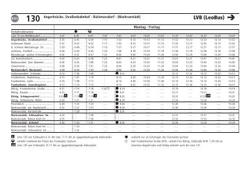 130 Angerbrücke, Straßenbahnhof - Lvb