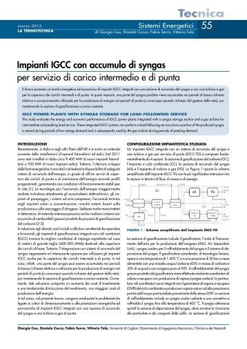 Articolo scaricabile gratuitamente in PDF (509 Kb) - La Termotecnica