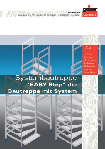 Systembautreppe