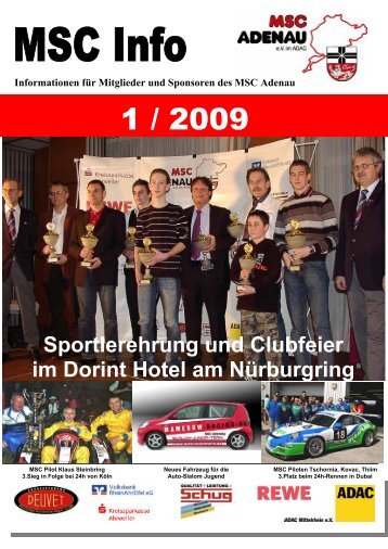 Sportlerehrung und Clubfeier im Dorint Hotel ... - MSC Adenau e. V.