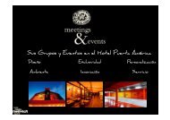 Brochure Eventos y Grupos (pdf) - Hoteles Silken