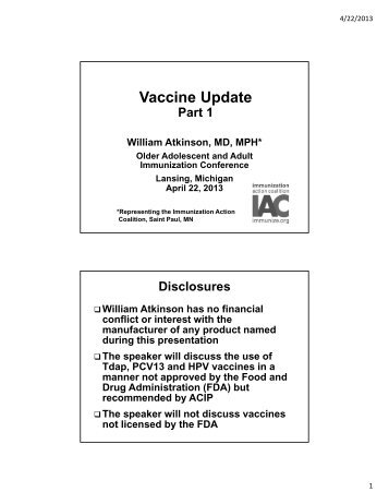 Vaccine Update - Ungerboeck Software International
