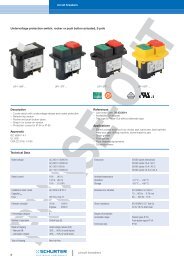 circuit breakers - SCHURTER