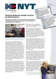 Haustrup Bodycote udvider servicen på laboratorierne - Dansk