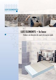 LUX ELEMENTS â la base - Lux Elements GmbH & Co. KG