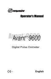 Manual Nonin 9600