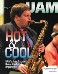 UAM Magazine Spring 2012 - Hot & Cold - University of Arkansas at ...