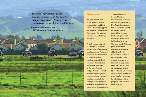 2009 Annual Report - American Farmland Trust