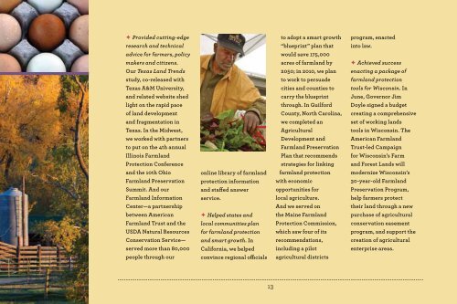 2009 Annual Report - American Farmland Trust