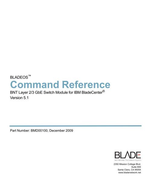 5.1 BLADE Network Technologies