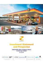 Investment Statement and Prospectus - Chris Lee