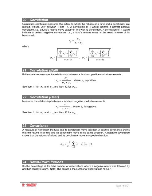 Workstation Calculation Guide - Morningstar