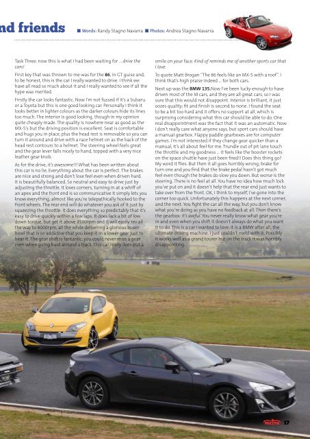 August - Mazda MX-5 Club of Victoria & Tasmania