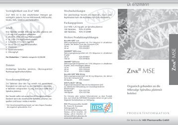 Z IN K - MSE Pharmazeutika GmbH