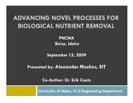 Advancing a Novel Process for Post-Anoxic Denitrification - pncwa