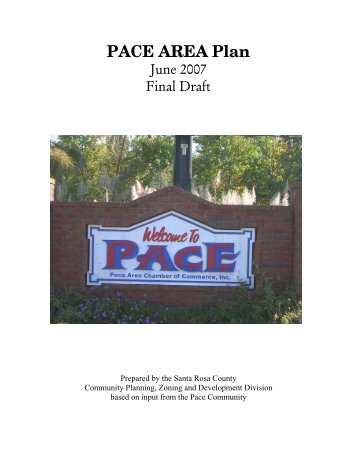 Pace Area Plan - Santa Rosa County