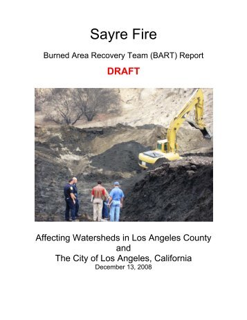Sayre Report - Hazard Mitigation Web Portal - State of California