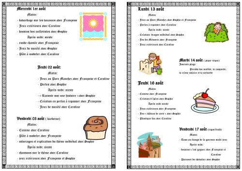 Pour les Princes et les Princesse ÃgÃ©s de 3 Ã  5 ans Au ... - L'Isle-Adam