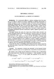 BINOMIAL IDEALS - MSRI