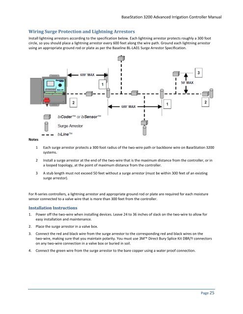 BaseStation 3200 User Manual â 11.7.5.15 ... - Baseline Systems