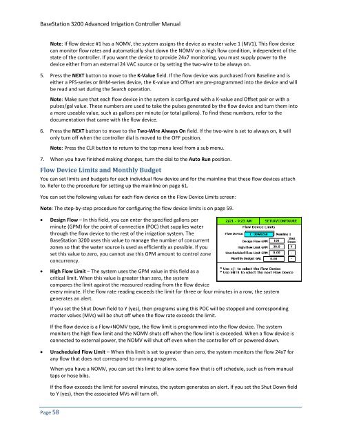 BaseStation 3200 User Manual â 11.7.5.15 ... - Baseline Systems