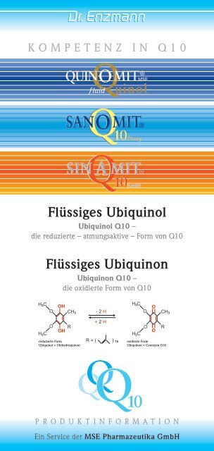 Flüssiges Ubiquinon - MSE Pharmazeutika GmbH