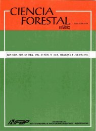 Vol. 18. Num. 74 - Instituto Nacional de Investigaciones Forestales ...