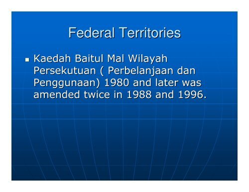 LEGAL FRAMEWORK OF ZAKAT IN MALAYSIA