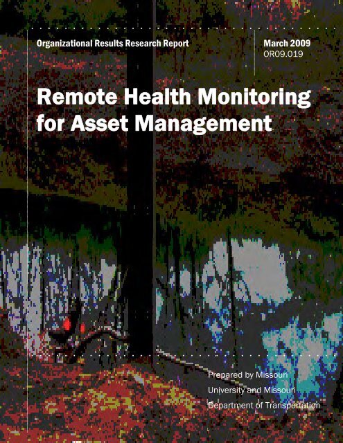 Remote Health Monitoring for Asset Management