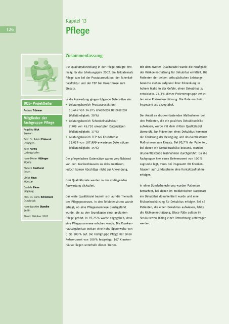 2002 : .. : Pflege - BQS-Institut