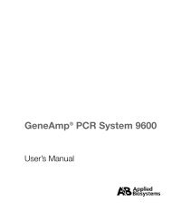 Manual: GeneAmp® PCR System 9600