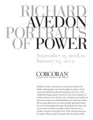 Richard Avedon - Corcoran Gallery of Art