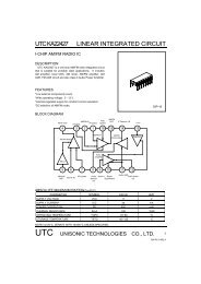 UTC KA22427 LINEAR INTEGRATED CIRCUIT