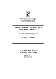 University of Otago Cadastral - Otago University Research Archive