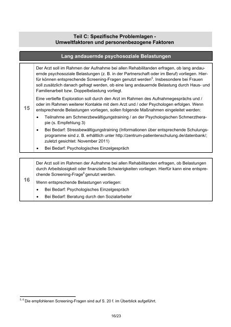 Chronische Rückenschmerzen - Psychologie – Aktuell