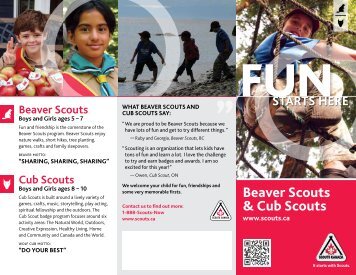 Beaver Scouts & Cub Scouts - Scouts Canada