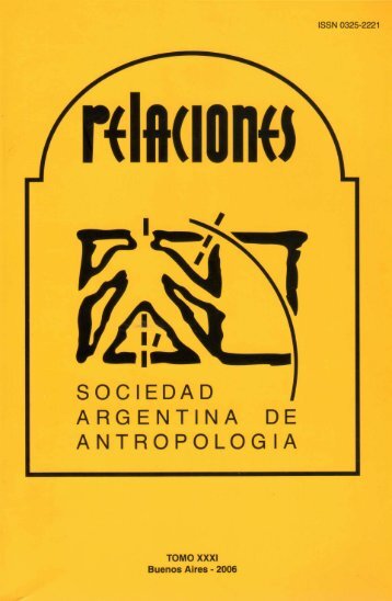 Descargar PDF (34Kb) - Sociedad Argentina de AntropologÃ­a