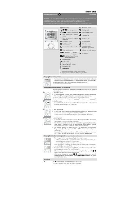 RDG400KN Operating instructions - siemensbolt.hu