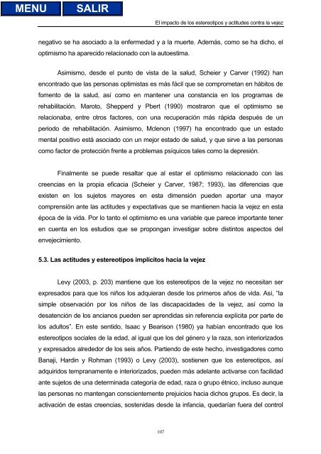 Estereotipos negativos hacia la vejez y su relación con variables ...